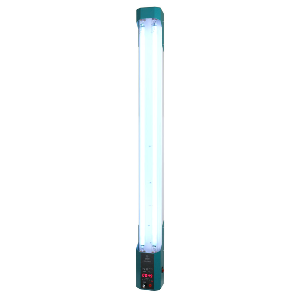 Ультрафиолетовый бактерицидный облучатель открытого типа TAGLER ОБН-150ТС (с таймером, 2×30 Вт)