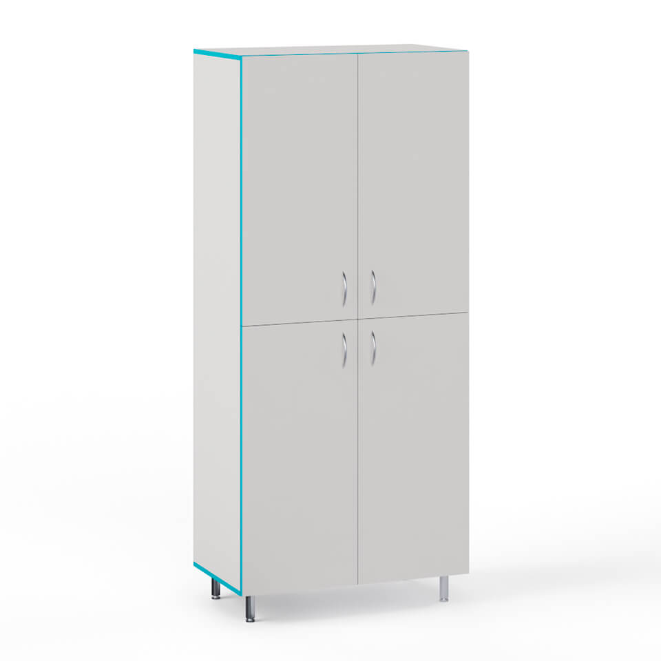 Шкаф для хранения химреактивов ШР НВК 800 (800x460x1820)