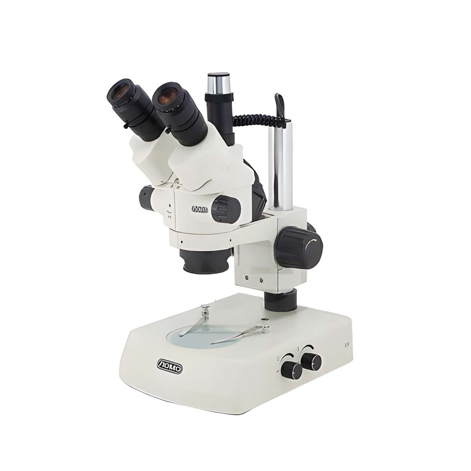 Микроскоп МСП-2 вариант 2СД (стереоскопический, панкратический, с держателем смартфона и магнитным держателем)