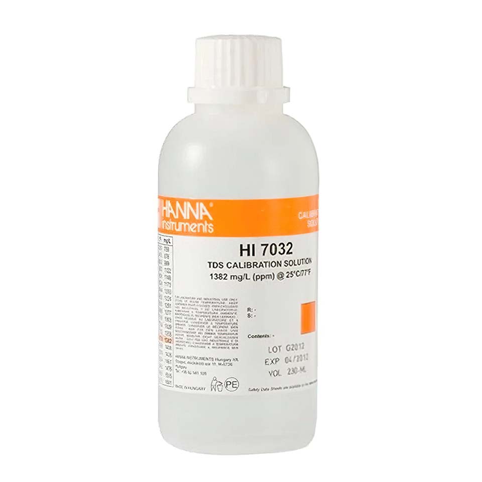 Раствор для калибровки HANNA HI 7032L (для кондуктометров, 500 мл., 1382 мг/л)