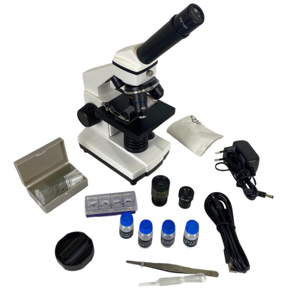 Микроскоп Эрудит ETM-42XT (монокулярный, с видеоокуляром, в кейсе)