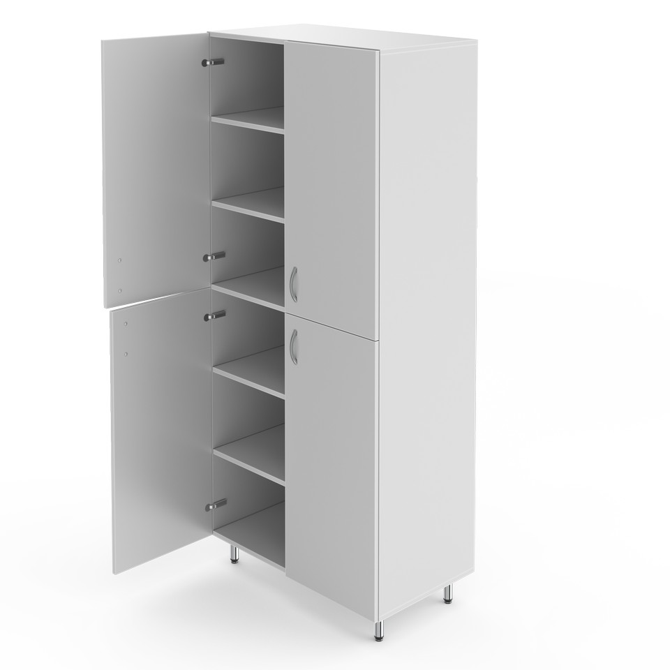 Двухсекционный шкаф для приборов НВ-800 ШПрз (800×460×1820)