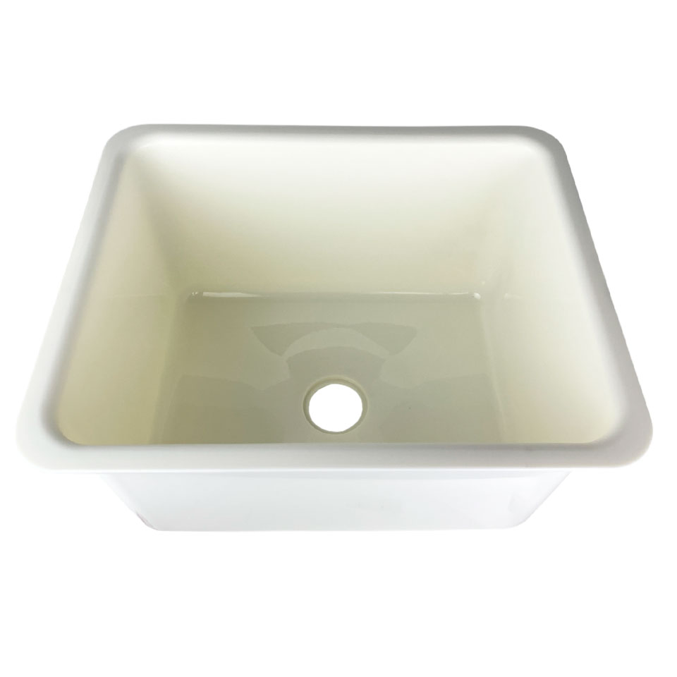 Большая лабораторная раковина-мойка Stegler RM-490W (полипропилен, внутр 490×390×290, габариты 550х450х310)