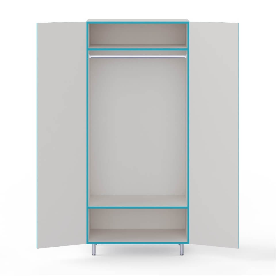 Шкаф для хранения одежды ШО НВК 800 (800x460x1820)