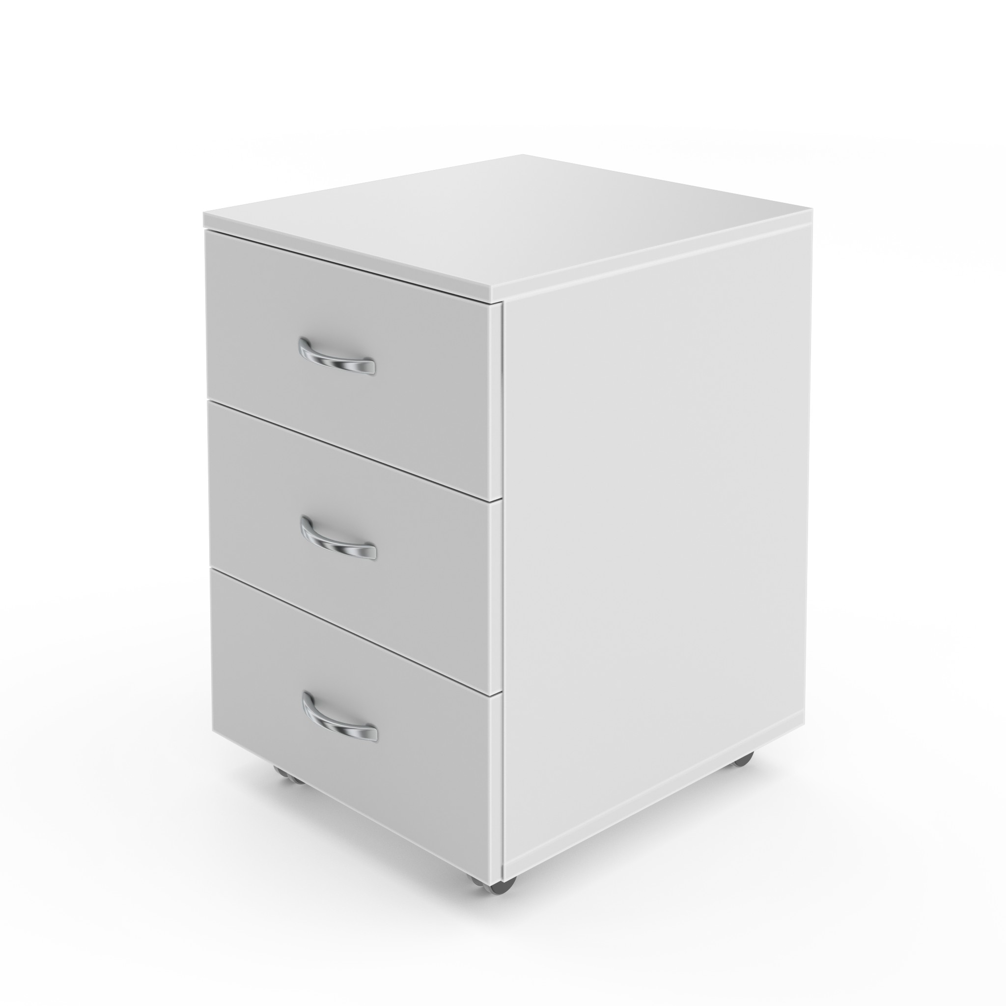 Подкатная тумба с 3 ящиками НВ-400 ТЯн (420×460×600)