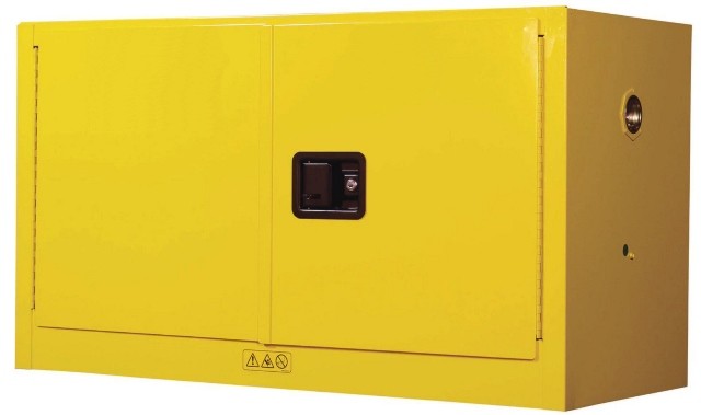 Металлический шкаф для хранения ЛВЖ 57 л (1090×460×460 мм)